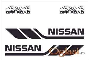 Nissan off road 4x4 nalepnice za auto